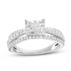 Kay Diamond Engagement Ring 1 ct tw Princess & Round-cut 14K White Gold