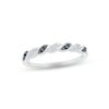 Thumbnail Image 4 of Now + Forever Black & White Diamond Bridal Set 1/2 ct tw Round-cut 10K White Gold