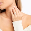 Thumbnail Image 4 of Black & White Diamond Bridal Set 1/2 ct tw Round-cut 10K White Gold