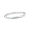 Thumbnail Image 4 of Now + Forever Blue Sapphire & Diamond Bridal Set 1/4 ct tw Square & Round-cut 10K White Gold