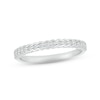 Thumbnail Image 4 of Now + Forever Emerald & Diamond Bridal Set 3/8 ct tw Emerald & Round-cut 10K White Gold