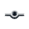 Thumbnail Image 2 of Now + Forever Black & White Diamond Bridal Set 3/4 ct tw Round-cut 10K White Gold