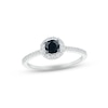Thumbnail Image 3 of Now + Forever Black & White Diamond Bridal Set 3/4 ct tw Round-cut 10K White Gold