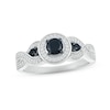 Thumbnail Image 2 of Memories Moments Magic Black & White Diamond Bridal Set 3/4 ct tw Round-cut 10K White Gold