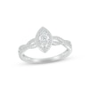 Thumbnail Image 3 of Now + Forever Multi- Diamond Center Bridal Set 1/3 ct tw Round-cut 10K White Gold