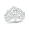 Thumbnail Image 0 of Multi-Diamond Center Bridal Set 1 ct tw Round-cut 10K White Gold