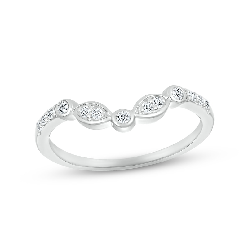 Multi-Diamond Center Bridal Set 1 ct tw Round-cut 10K White Gold