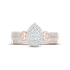 Thumbnail Image 1 of Multi-Diamond Center Bridal Set 1/2 ct tw Round-cut 10K Rose Gold