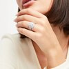Thumbnail Image 5 of Now + Forever Multi-Diamond Center Bridal Set 1-1/2 ct tw Round & Baguette-cut 10K White Gold