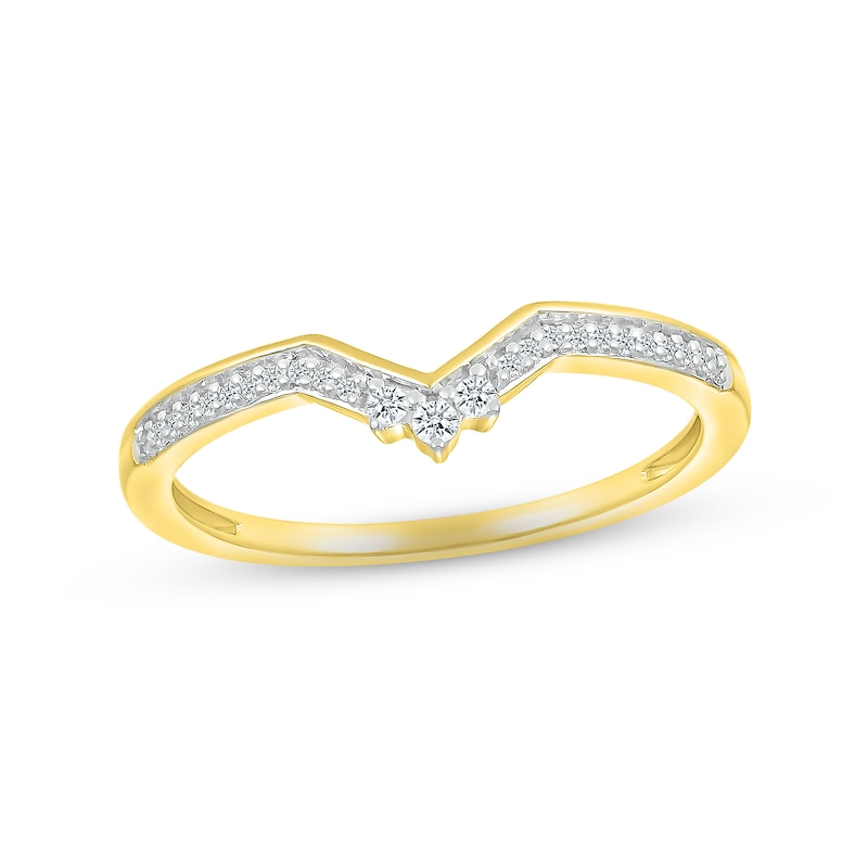 Main Image 4 of Now + Forever Diamond Bridal Set 1/2 ct tw Princess & Round-cut 10K Yellow Gold