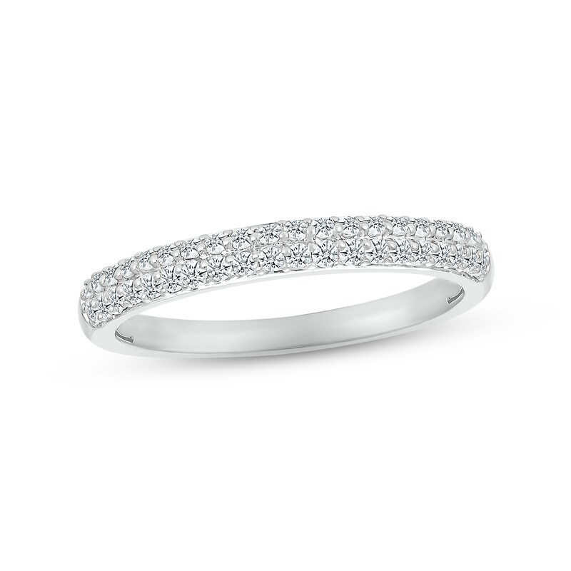 Main Image 4 of Now + Forever Multi-Diamond Center Bridal Set 1 ct tw Baguette & Round-cut 10K White Gold