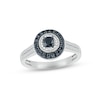 Thumbnail Image 2 of Black & White Diamond Bridal Set 1/2 ct tw Round-cut 10K White Gold