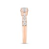 Thumbnail Image 1 of Diamond Three-Stone Engagement Ring 2 ct tw Round-cut 14K Rose Gold