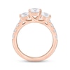 Thumbnail Image 2 of Diamond Three-Stone Engagement Ring 2 ct tw Round-cut 14K Rose Gold