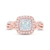 Thumbnail Image 3 of THE LEO First Light Diamond Princess-Cut Engagement Ring 3/4 ct tw 14K Two-Tone Gold