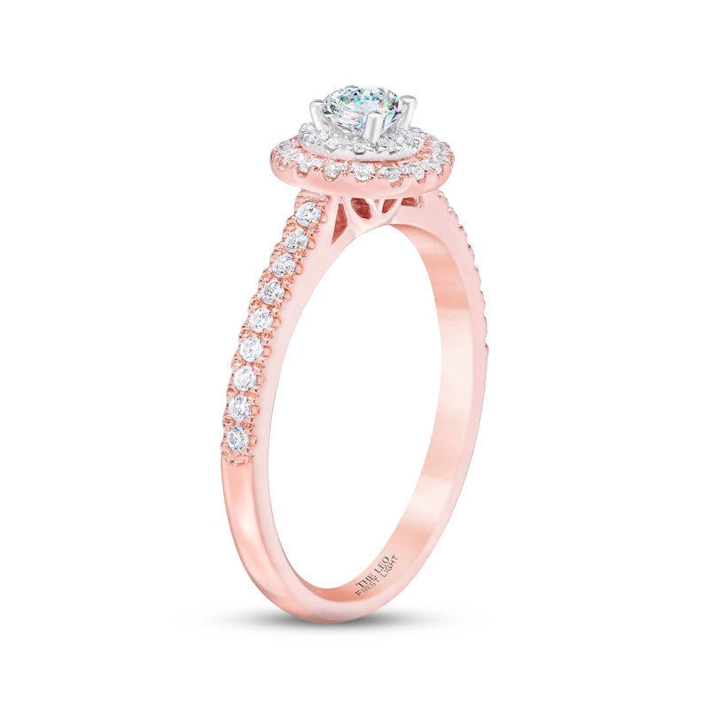 Main Image 2 of THE LEO First Light Diamond Engagement Ring 1/2 ct tw 14K Two-Tone Gold