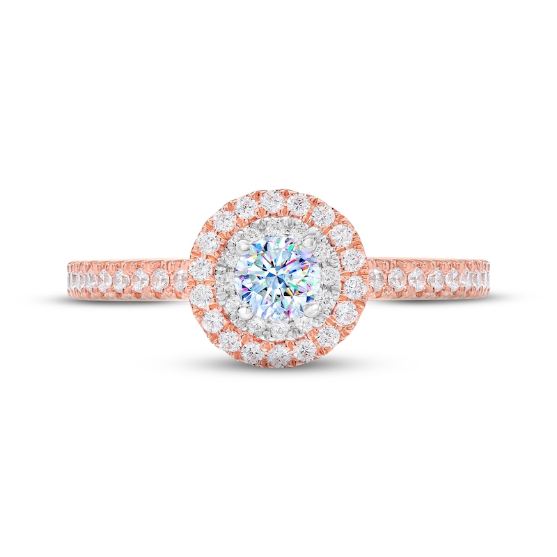 Main Image 3 of THE LEO First Light Diamond Engagement Ring 1/2 ct tw 14K Two-Tone Gold