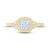 THE LEO First Light Diamond Princess-Cut Engagement Ring 3/4 ct tw 14K Two-Tone Gold
