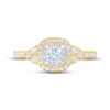 Thumbnail Image 3 of THE LEO First Light Diamond Princess-Cut Engagement Ring 3/4 ct tw 14K Two-Tone Gold