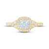 Thumbnail Image 2 of THE LEO First Light Diamond Princess-Cut Engagement Ring 3/4 ct tw 14K Two-Tone Gold