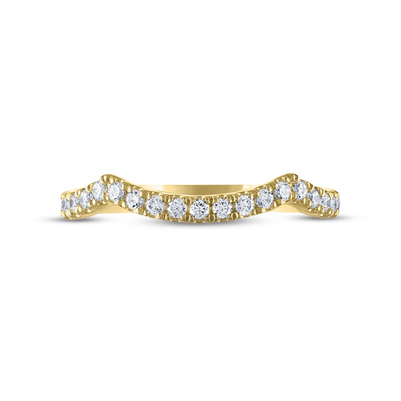 THE LEO Diamond Wedding Band 1/4 ct tw Round-cut 14K Yellow Gold