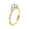 Thumbnail Image 1 of THE LEO Ideal Cut Diamond Three-Stone Engagement Ring 1 ct tw 14K Yellow Gold