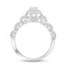 Thumbnail Image 2 of Diamond Engagement Ring 1 ct tw Emerald, Baguette & Round-cut 14K White Gold