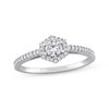Thumbnail Image 0 of Diamond Engagement Ring 1/2 ct tw Round-cut 14K White Gold