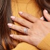 Thumbnail Image 4 of Now + Forever Diamond Bridal Set 5/8 ct tw Marquise & Round-cut 14K White Gold