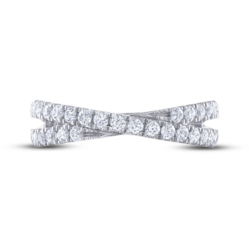 THE LEO Ideal Cut Diamond Anniversary Band 5/8 ct tw 14K White Gold