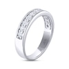 Thumbnail Image 1 of Men's THE LEO Ideal Cut Diamond Wedding Band 3/4 ct tw 14K White Gold
