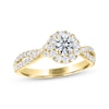 THE LEO Ideal Cut Diamond Engagement Ring 1 ct tw 14K Yellow Gold
