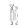 Thumbnail Image 1 of Diamond Bridal Set 5/8 ct tw Oval, Pear & Round-cut 14K White Gold