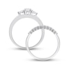 Thumbnail Image 2 of Diamond Bridal Set 5/8 ct tw Oval, Pear & Round-cut 14K White Gold