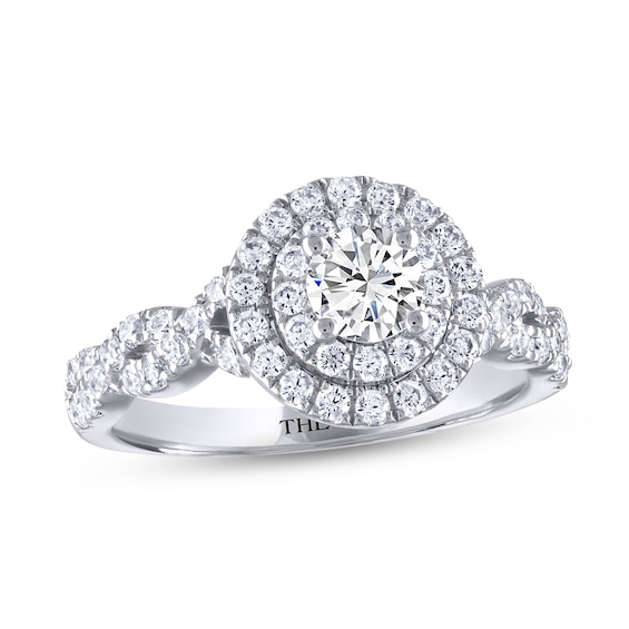 Kay THE LEO Diamond Engagement Ring 1 ct tw Round-cut 14K White Gold