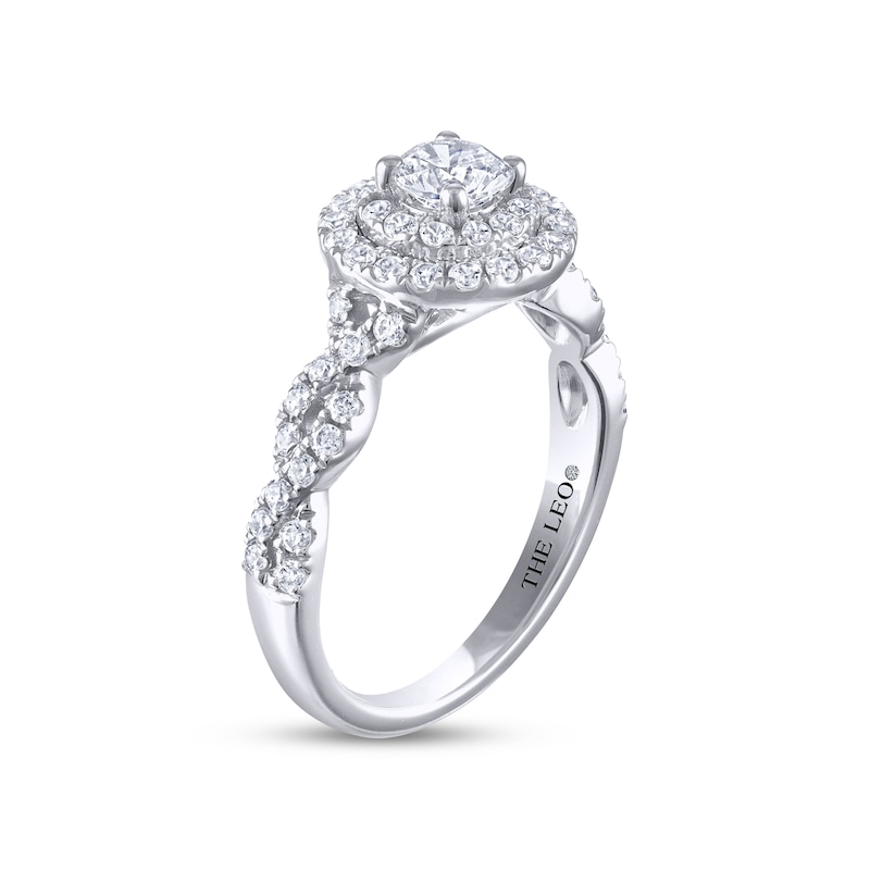 THE LEO Diamond Engagement Ring 1 ct tw Round-cut 14K White Gold