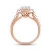 Thumbnail Image 3 of Now + Forever Multi-Diamond Center Engagement Ring 1 ct tw Round-cut 14K Rose Gold