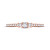 Thumbnail Image 2 of Adrianna Papell Diamond Engagement Ring 1/4 ct tw Round-cut 14K Rose Gold