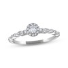 Thumbnail Image 0 of Adrianna Papell Diamond Engagement Ring 1/5 ct tw Round-cut 14K White Gold