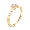 Thumbnail Image 1 of Adrianna Papell Diamond Bezel Engagement Ring 1/6 ct tw Round-cut 14K Yellow Gold
