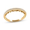 Thumbnail Image 0 of Adrianna Papell Diamond Wedding Band 1/10 ct tw Round-cut 14K Yellow Gold
