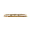 Thumbnail Image 2 of Adrianna Papell Diamond Wedding Band 1/10 ct tw Round-cut 14K Yellow Gold