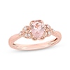 Thumbnail Image 0 of Morganite & Diamond Engagement Ring 10K Rose Gold