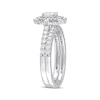 Thumbnail Image 1 of Diamond Bridal Set 7/8 ct tw Oval & Round-cut 14K White Gold