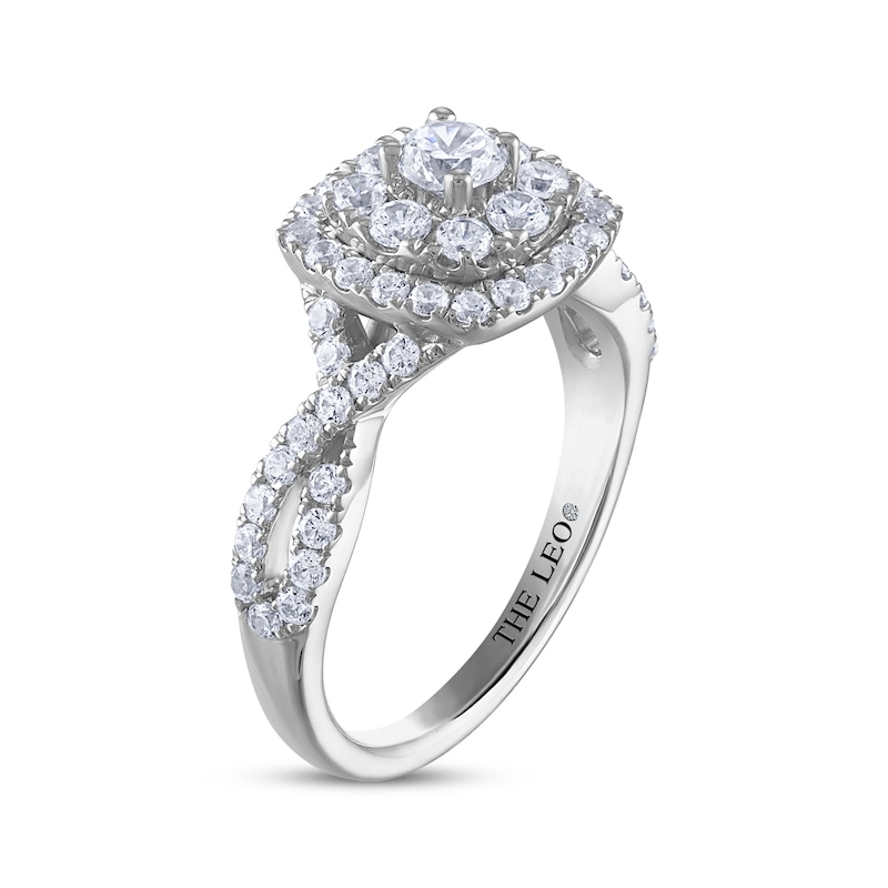 THE LEO Diamond Round-Cut Engagement Ring 1 ct tw 14K White Gold