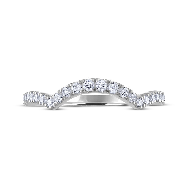 THE LEO Diamond Round-Cut Wedding Band 1/4 ct tw 14K White Gold