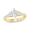 Thumbnail Image 0 of Diamond Engagement Ring 7/8 ct tw Marquise & Round-cut 14K Yellow Gold