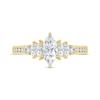 Thumbnail Image 3 of Now + Forever Diamond Engagement Ring 7/8 ct tw Marquise & Round-cut 14K Yellow Gold