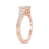 Thumbnail Image 1 of Diamond Engagement Ring 7/8 ct tw Marquise & Round-cut 14K Rose Gold