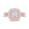 Thumbnail Image 3 of Now + Forever Diamond Cushion Engagement Ring 1/3 ct tw Round-cut 10K Rose Gold